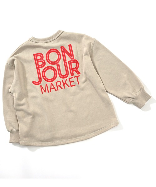 FOV（フォブ）の「フォブ BONJOUR トレーナー（スウェット・キッズ・ホワイト系その他2/グレイッシュベージュ/ブラック・S/L/XL/M）」の9枚目の写真