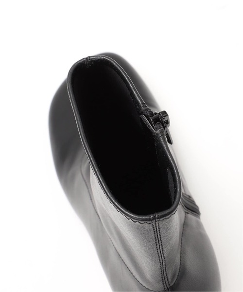 LE VERNIS(ル・ベルニ)の「《追加》LE VERNIS/ルベルニ ラウンドストレッチショートブーツ(ブーツ・レディース・キャメル/ブラック・23.5cm/24cm/23cm/24.5cm/25cm)」の9枚目の写真