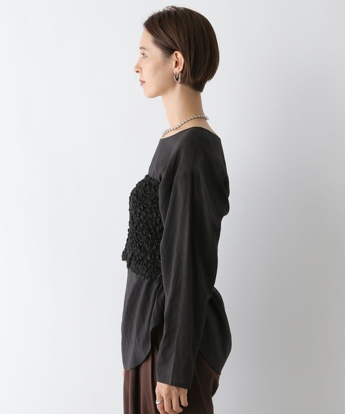 LEPSIM（レプシィム）の「2PSETシャーリンクベアブラウス　138414（シャツ/ブラウス・レディース・ブラック/アイボリー・FREE）」の15枚目の写真