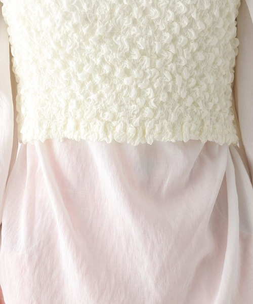 LEPSIM（レプシィム）の「2PSETシャーリンクベアブラウス　138414（シャツ/ブラウス・レディース・ブラック/アイボリー・FREE）」の22枚目の写真