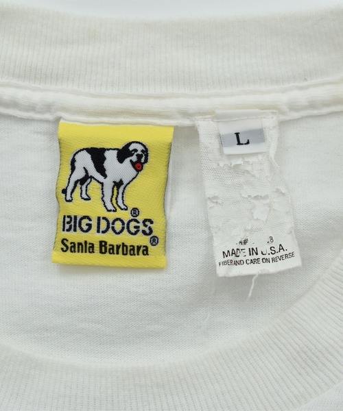 VINTAGE(ヴィンテージ)の「【ヴィンテージ古着】90’s BIG DOG “BIG ONE” プリントTシャツ(Tシャツ/カットソー・メンズ・ホワイト・LARGE)」の9枚目の写真