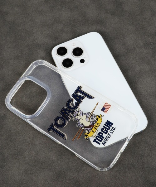 AVIREX（アヴィレックス）の「iPhone16 iPhone16Pro アヴィレックス [TPUクリアケース]（スマホケース/カバー・メンズ・ブラックミックス/アニマル・iPhone 16 Pro/iPhone 16）」の2枚目の写真