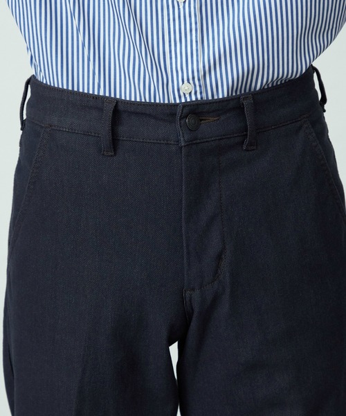 ★新品★ARTISAN （アルチザン）デニム スラックス パンツ 麻混デニスラS ☆新品☆ARTISAN （アルチザン）デニム スラックス パンツ 麻混