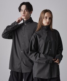 CLEL | 【CLEL】Wool-like 2-way Design Shirt / ウールライク 2wayデザインシャツ(シャツ/ブラウス)