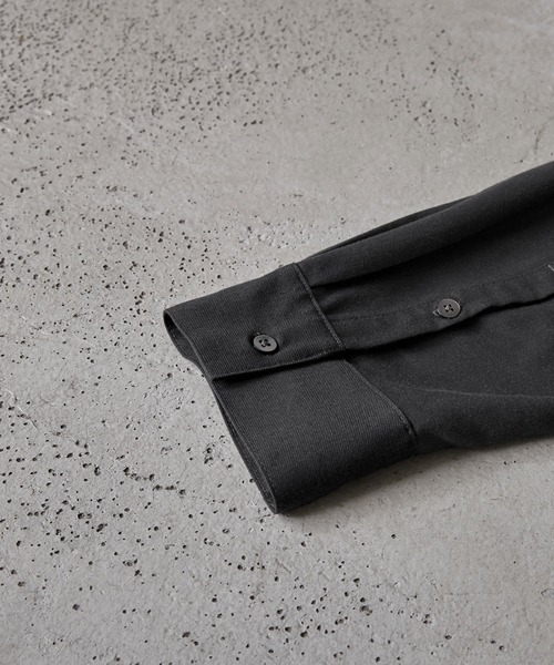 CLEL】Wool-like 2-way Design Shirt / ウールライク 2way