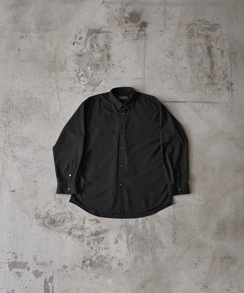 CLEL ウールライク 2wayデザインシャツ CLEL】Wool-like 2-way Design Shirt / ウールライク 2way