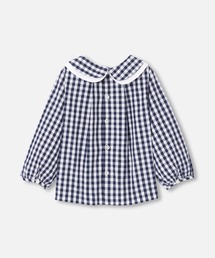 Jacadi(ジャカディ)ギンガムチェックワンピース 36M(96cm) ギンガムチェック半袖ワンピース | | Jacadi Paris＜ジャカディ