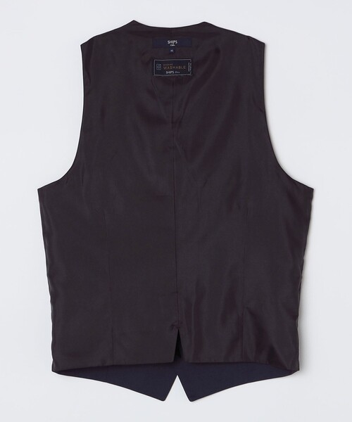 SHIPS Colors(シップス カラーズ)の「SHIPS Colors:〈洗濯機可能〉TW ベスト(セットアップ対応可能)(スーツベスト・メンズ・コバルトブルー・44/46/48/50/52/42)」の4枚目の写真