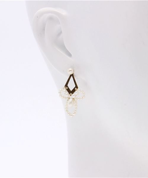 agete（アガット）の「K10ピアス（10154112064）（ピアス（両耳用 