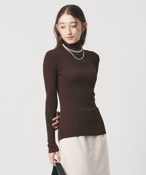 シルクリブ タートルネック ニット（ニット/セーター）｜UNITED ARROWS