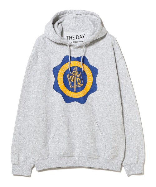 THE DAY(ザデイ)の「THE DAY / 別注 Pullover Sweat Hoodie(スウェット・メンズ・ライトグレー/ブラウン・L/XL/M)」の3枚目の写真