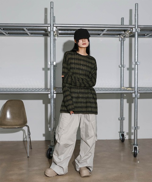 セール】[UNISEX]厚底ワイドクロークミュールブロッパー