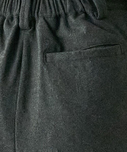 FREAK'S STORE（フリークスストア）の「ウーリー タックワイドパンツ/ツータックパンツ/チェックパンツ/スラックス（スラックス・レディース・ブラウン/ネイビー/その他16/グレー・MEDIUM/SMALL）」の14枚目の写真