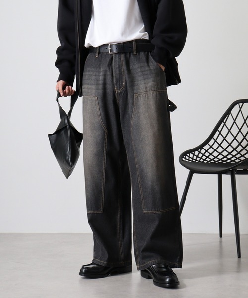 セール】Double knee painter pants / ダブルニーペインターパンツ