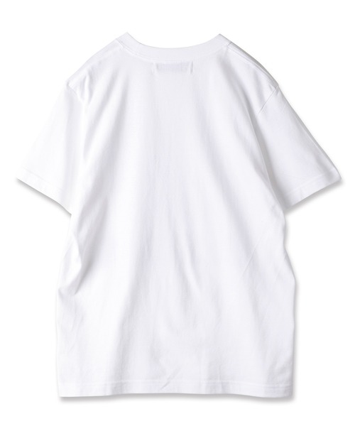 mintdesigns(ミントデザインズ)の「"WHITE PROJECT”STENCIL PRINT T-SHIRT / "ホワイトプロジェクト"ステンシルプリントTシャツ(Tシャツ/カットソー・レディース・ホワイト×レッド/ホワイト×グレー/ブラック×シルバー/ホワイト×シルバー・2)」の12枚目の写真