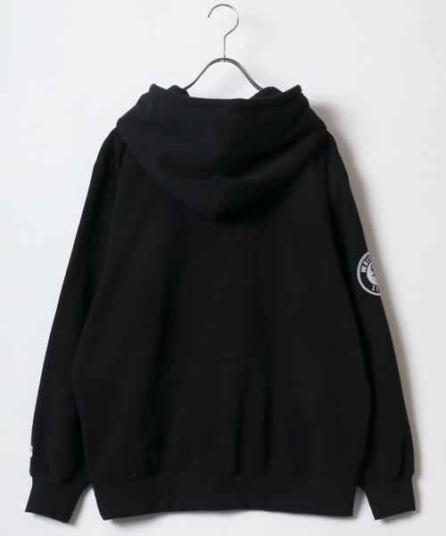 MLB(メジャーリーグベースボール)の「MLB/メジャーリーグベースボール 裏起毛 オーバーサイズ スウェットパーカー フーディー レディース メンズ トレーナー(パーカー・メンズ・オフホワイト/ブラック/オートミール/ネイビー・LL/L/M)」の13枚目の写真