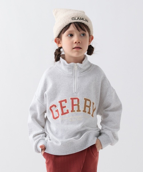 GERRY(ジェリー)の「【GERRY(ジェリー)】別注ハーフジッププルオーバー(KIDS)(スウェット・キッズ・アイボリー/グリーン/ネイビー・110cm/120cm/130cm/140cm/150cm)」の6枚目の写真