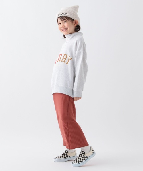 GERRY(ジェリー)の「【GERRY(ジェリー)】別注ハーフジッププルオーバー(KIDS)(スウェット・キッズ・アイボリー/グリーン/ネイビー・110cm/120cm/130cm/140cm/150cm)」の8枚目の写真