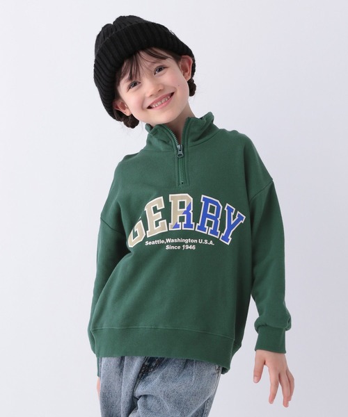 GERRY(ジェリー)の「【GERRY(ジェリー)】別注ハーフジッププルオーバー(KIDS)(スウェット・キッズ・アイボリー/グリーン/ネイビー・110cm/120cm/130cm/140cm/150cm)」の13枚目の写真