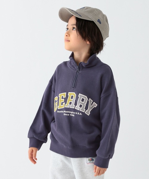 GERRY(ジェリー)の「【GERRY(ジェリー)】別注ハーフジッププルオーバー(KIDS)(スウェット・キッズ・アイボリー/グリーン/ネイビー・110cm/120cm/130cm/140cm/150cm)」の17枚目の写真