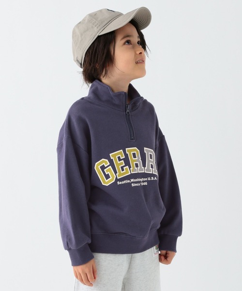 GERRY(ジェリー)の「【GERRY(ジェリー)】別注ハーフジッププルオーバー(KIDS)(スウェット・キッズ・アイボリー/グリーン/ネイビー・110cm/120cm/130cm/140cm/150cm)」の18枚目の写真