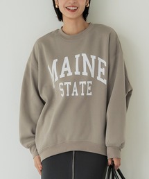 【WEB限定セール】裏起毛 プリントロゴスウェット