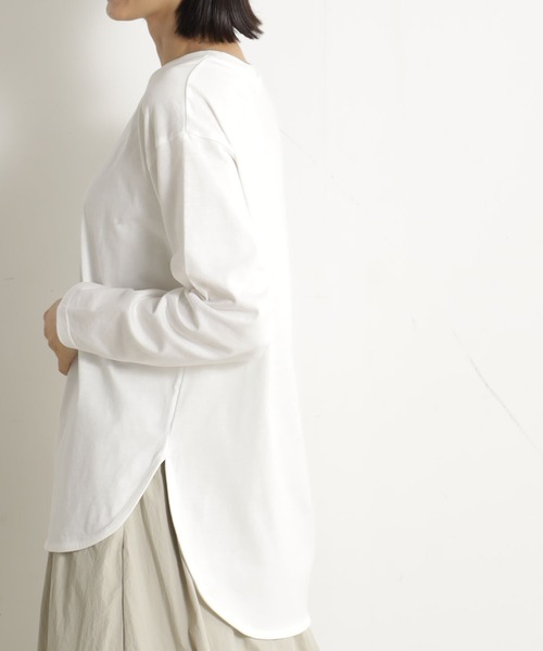 FOUND GOOD（ファウンドグッド）の「アソートレイヤードロンT（Tシャツ/カットソー・レディース・ホワイト系7/ホワイト系6/ホワイト系5・L/S/M）」の8枚目の写真