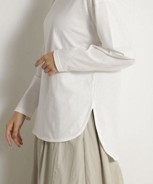 FOUND GOOD（ファウンドグッド）の「アソートレイヤードロンT（Tシャツ/カットソー・レディース・ホワイト系7/ホワイト系6/ホワイト系5・L/S/M）」の10枚目の写真