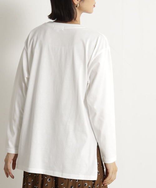 FOUND GOOD（ファウンドグッド）の「アソートレイヤードロンT（Tシャツ/カットソー・レディース・ホワイト系7/ホワイト系6/ホワイト系5・L/S/M）」の12枚目の写真