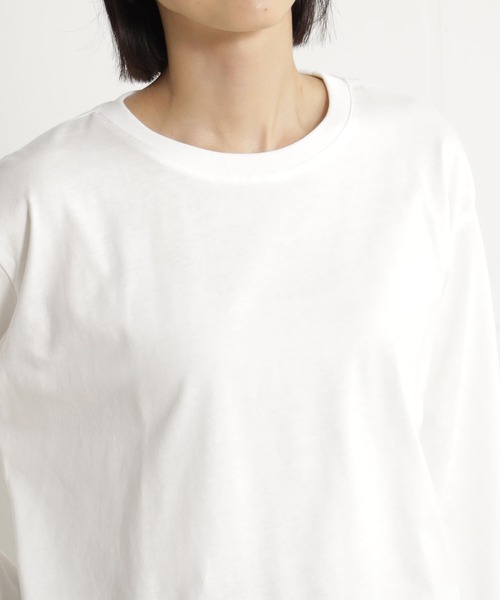 FOUND GOOD（ファウンドグッド）の「アソートレイヤードロンT（Tシャツ/カットソー・レディース・ホワイト系7/ホワイト系6/ホワイト系5・L/S/M）」の13枚目の写真