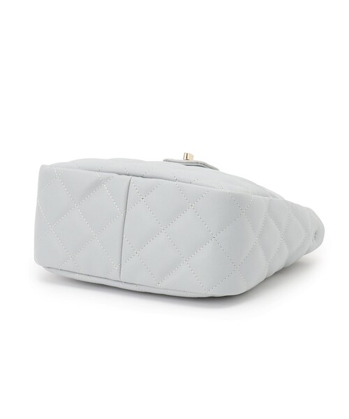 index（インデックス）の「キルティング2WAYバッグ（ショルダーバッグ・レディース・ライトブルー/オフホワイト/ブラック・00）」の9枚目の写真