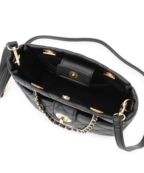 index（インデックス）の「キルティング2WAYバッグ（ショルダーバッグ・レディース・ライトブルー/オフホワイト/ブラック・00）」の12枚目の写真