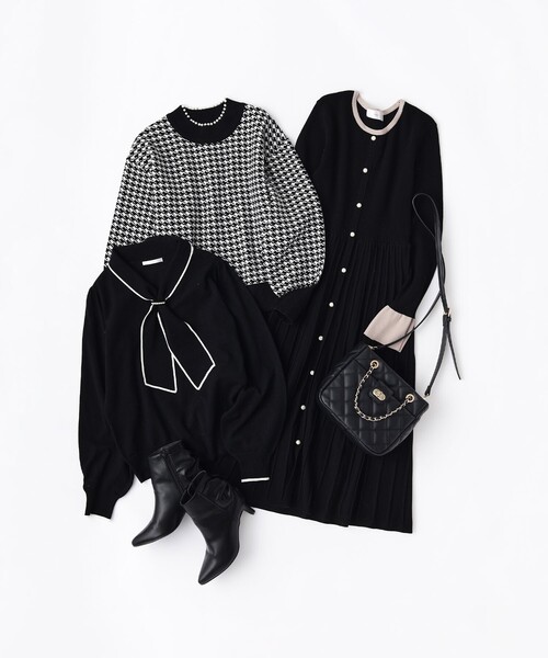 index（インデックス）の「キルティング2WAYバッグ（ショルダーバッグ・レディース・ライトブルー/オフホワイト/ブラック・00）」の20枚目の写真