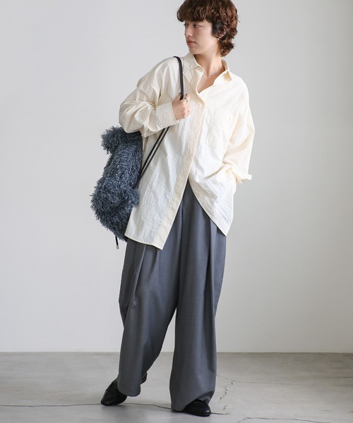 select MOCA（セレクトモカ）の「【ZOZO限定】ボアナップサック（バックパック/リュック・レディース・チャコール/ベージュ/ブルー・FREE）」の22枚目の写真