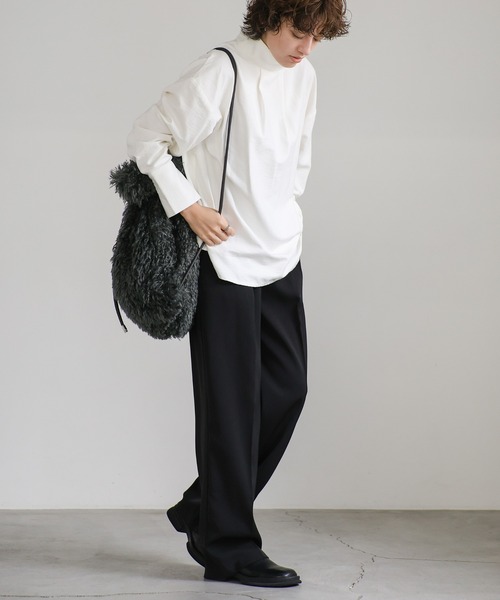 select MOCA（セレクトモカ）の「【ZOZO限定】ボアナップサック（バックパック/リュック・レディース・チャコール/ベージュ/ブルー・FREE）」の11枚目の写真