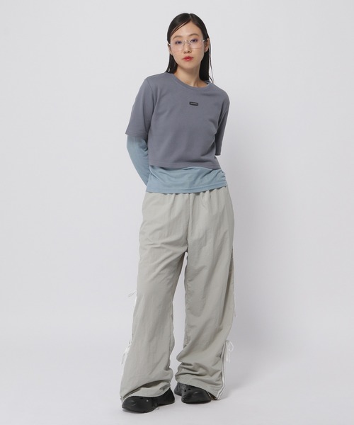 3.3 Field Trip （3.3フィールドトリップ）の「3.3 Field Trip／レイヤード ロングスリーブ（Tシャツ/カットソー・レディース・ライトベージュ/ブルー/ホワイト・FREE）」の4枚目の写真