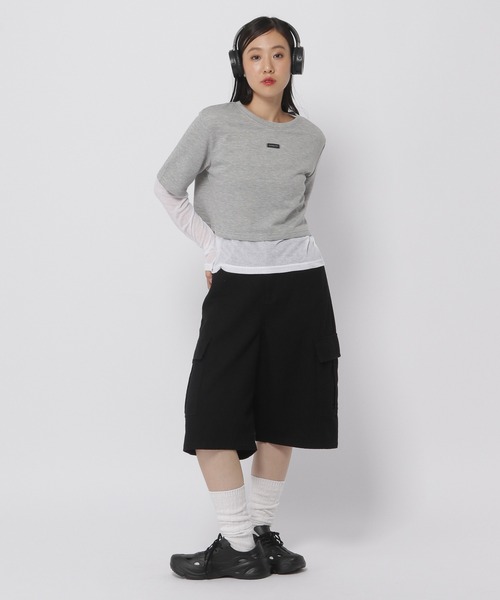 3.3 Field Trip （3.3フィールドトリップ）の「3.3 Field Trip／レイヤード ロングスリーブ（Tシャツ/カットソー・レディース・ライトベージュ/ブルー/ホワイト・FREE）」の14枚目の写真