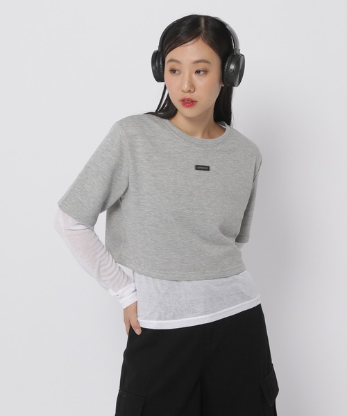 3.3 Field Trip （3.3フィールドトリップ）の「3.3 Field Trip／レイヤード ロングスリーブ（Tシャツ/カットソー・レディース・ライトベージュ/ブルー/ホワイト・FREE）」の17枚目の写真