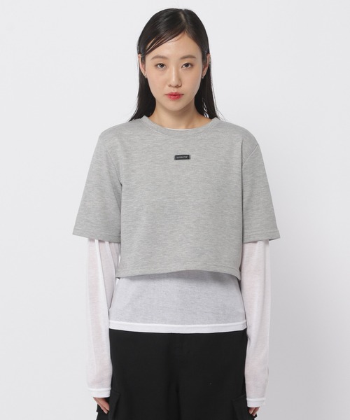 3.3 Field Trip （3.3フィールドトリップ）の「3.3 Field Trip／レイヤード ロングスリーブ（Tシャツ/カットソー・レディース・ライトベージュ/ブルー/ホワイト・FREE）」の20枚目の写真