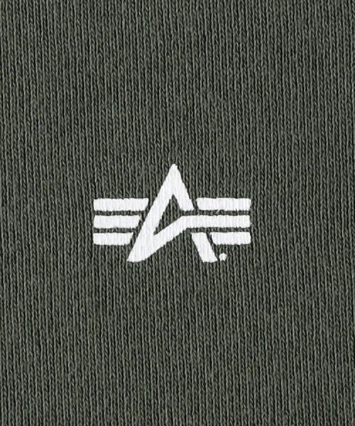 Alpha Industries(アルファインダストリーズ)の「ALPHA(アルファ)【メンズ】サンダーバードクルーネックスウェット(スウェット・メンズ・ブラック/オリーブ・L/M/XL)」の15枚目の写真