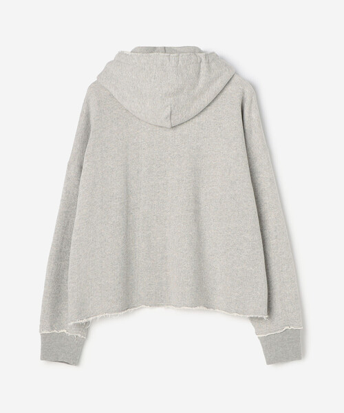 Bshop(ビショップ)の「BRILL | コットン吊り裏毛 ワイドパーカー WOMEN(パーカー・レディース・ライトグレー・F)」の2枚目の写真
