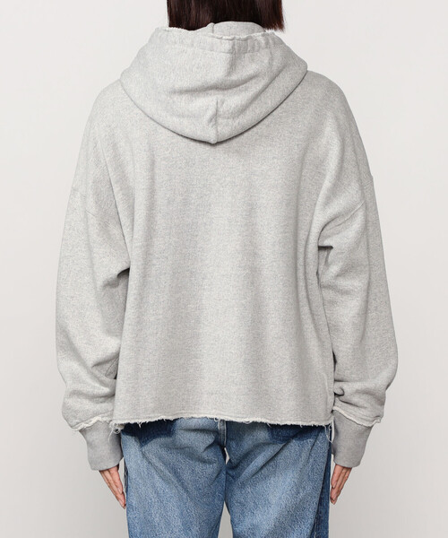 Bshop(ビショップ)の「BRILL | コットン吊り裏毛 ワイドパーカー WOMEN(パーカー・レディース・ライトグレー・F)」の10枚目の写真