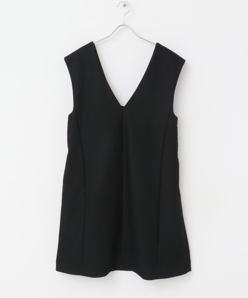 F by ROSSO（エフバイロッソ）の「F by ROSSO　2WAYピケミニジャンパーワンピース（ワンピース・レディース・ブラック/ブラウン・FREE）」の22枚目の写真