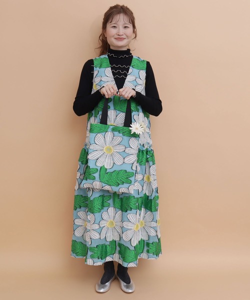 peu pres(プープレ)の「マーガレットJQワンピース(ワンピース・レディース・オレンジ/ブルー・FREE)」の13枚目の写真