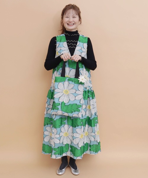 peu pres(プープレ)の「マーガレットJQワンピース(ワンピース・レディース・オレンジ/ブルー・FREE)」の14枚目の写真