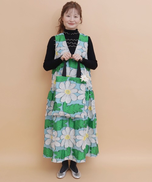 peu pres(プープレ)の「マーガレットJQワンピース(ワンピース・レディース・オレンジ/ブルー・FREE)」の15枚目の写真