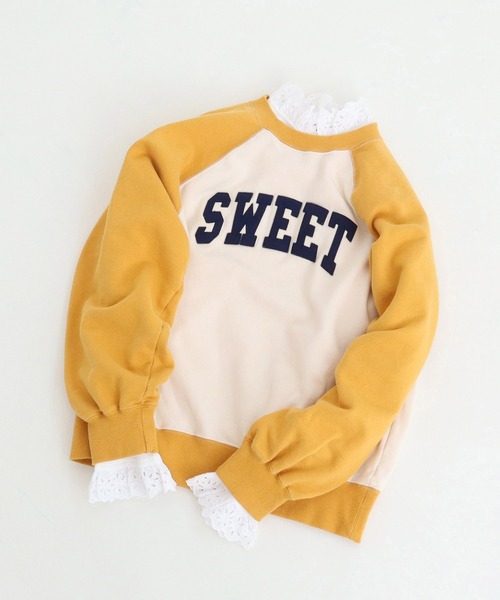 売れ筋商品|||CHILD WOMAN チャイルドウーマン 30/10裏毛 エトワールプリント ちびスウェット セール】☆30/10裏毛 エトワールプリント ちびスウェット