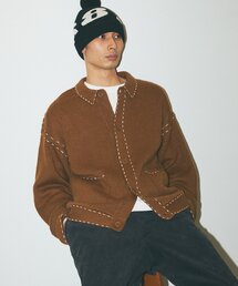 JOURNAL STANDARD（ジャーナルスタンダード）の「《追加》ハンドステッチ ブラッシュドカーディガン（カーディガン/ボレロ・メンズ）」