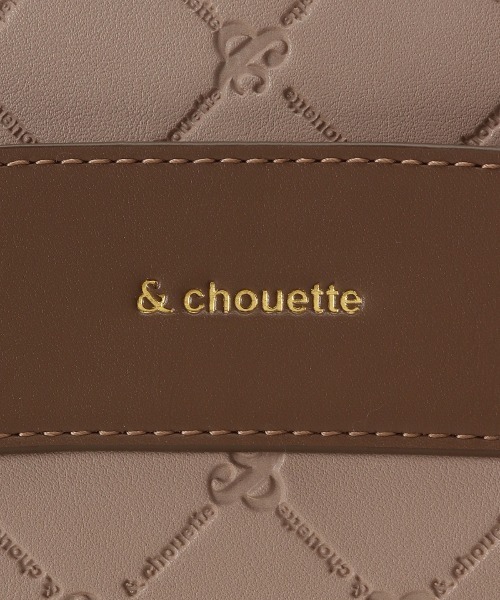 & chouette(アンドシュエット)の「型押しモノグラム スクエアショルダーバッグ(ショルダーバッグ・レディース・グリーン/ライトブルー/ベージュ・FREE)」の18枚目の写真