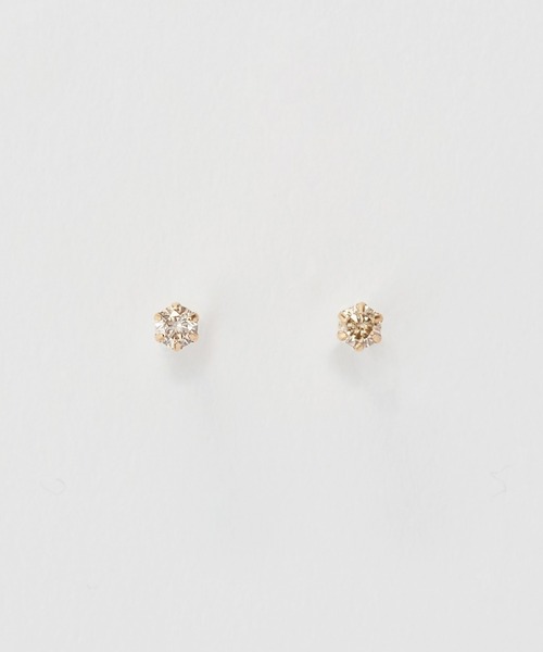Phoebe(フィービィー)の「【K10】一粒ダイヤモンドピアス/BOX付き(ピアス(両耳用)・レディース・イエローゴールド/ピンクゴールド・FREE)」の11枚目の写真